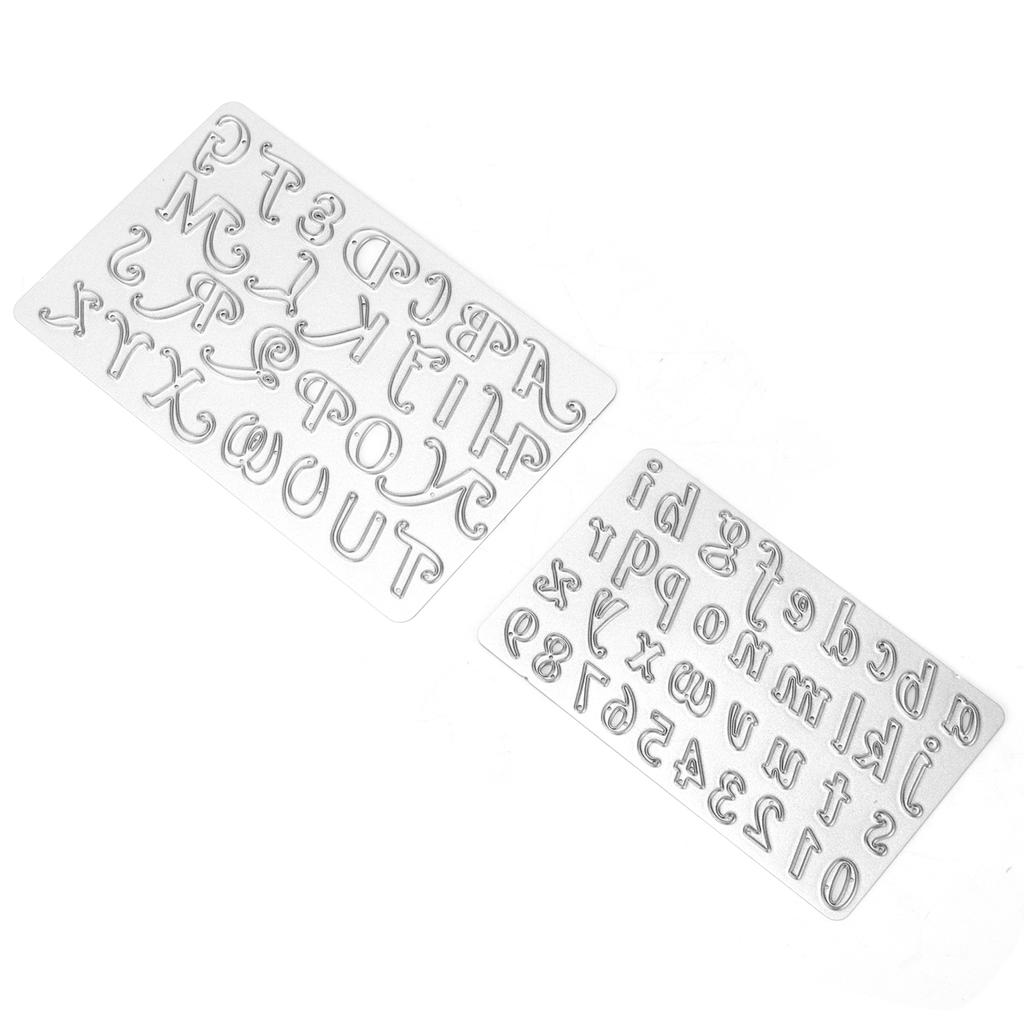 2 шт., высечки из углеродистой стали, буквы, форма для скрапбукинга, форма для ремесел, фотоальбом