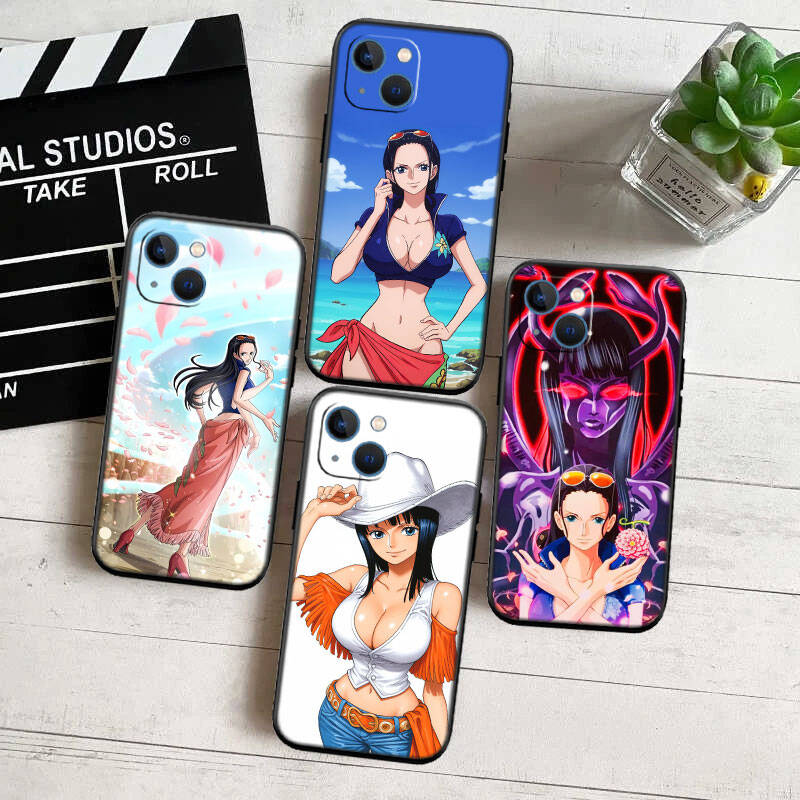 MH121 Чехол-бампер One Piece Нико Робин для Redmi Note 12 12S 12C 13 13C 13R 14 14S 14R 14C Pro Max Plus A3 A3X A4 A5 11A 13X