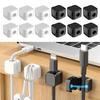 6/12 Pcs Magnetic Cable Clip Charging Cable Holder Adhesive Wire Keeper Cord Cable Organizer for Home Office Desk Management
