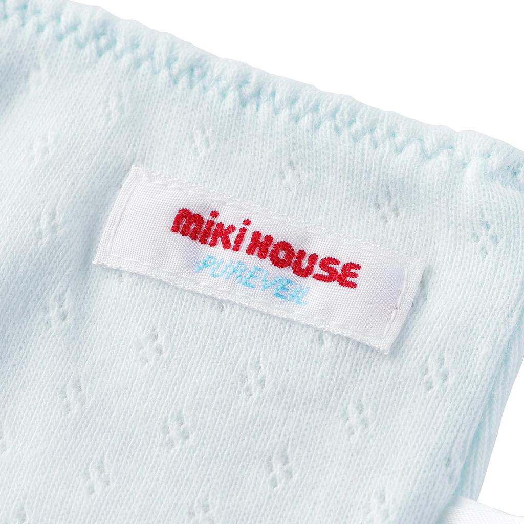 MIKI HOUSE Antibacterial and Made in Girls' Underwear, Plain, Simple, Antiviral, Japan, 100cm, Blue, 10-2428-573