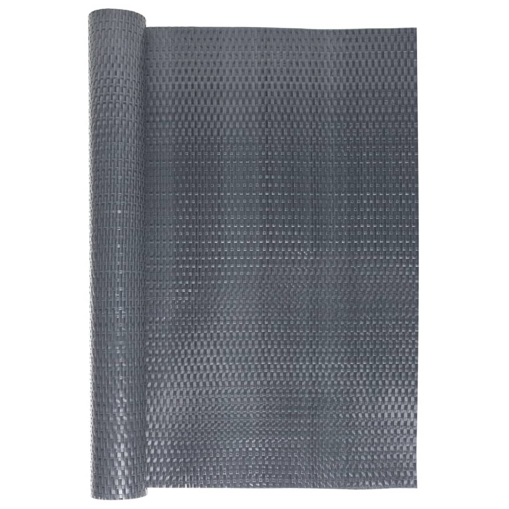 Balcony Privacy Screen Anthracite 400 x 80 cm Poly Rattan