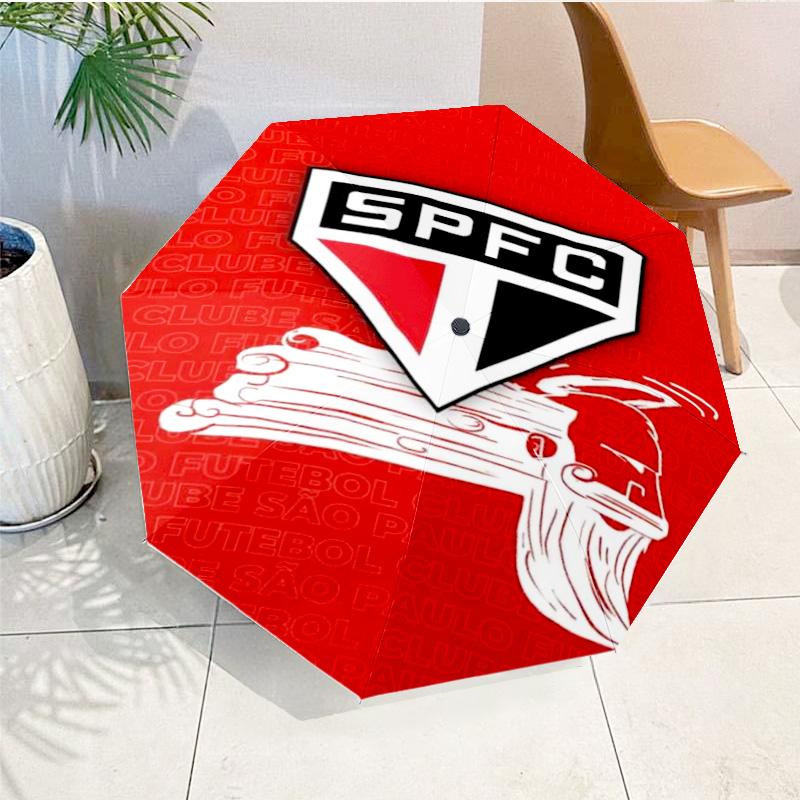 Spfc Team Crest Design Printed Automatic Umbrella, 8-Frame for Travel, camping, Casual Umbrella, Essential Gift for for family and friends