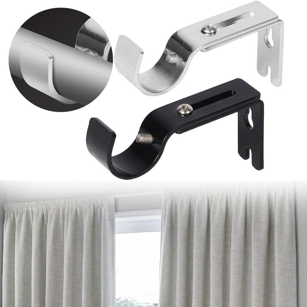 Rod Curtain Rod Holder Drapery Rod Holders Adjustable Rod Bracket Curtain Rod Brackets for Wall