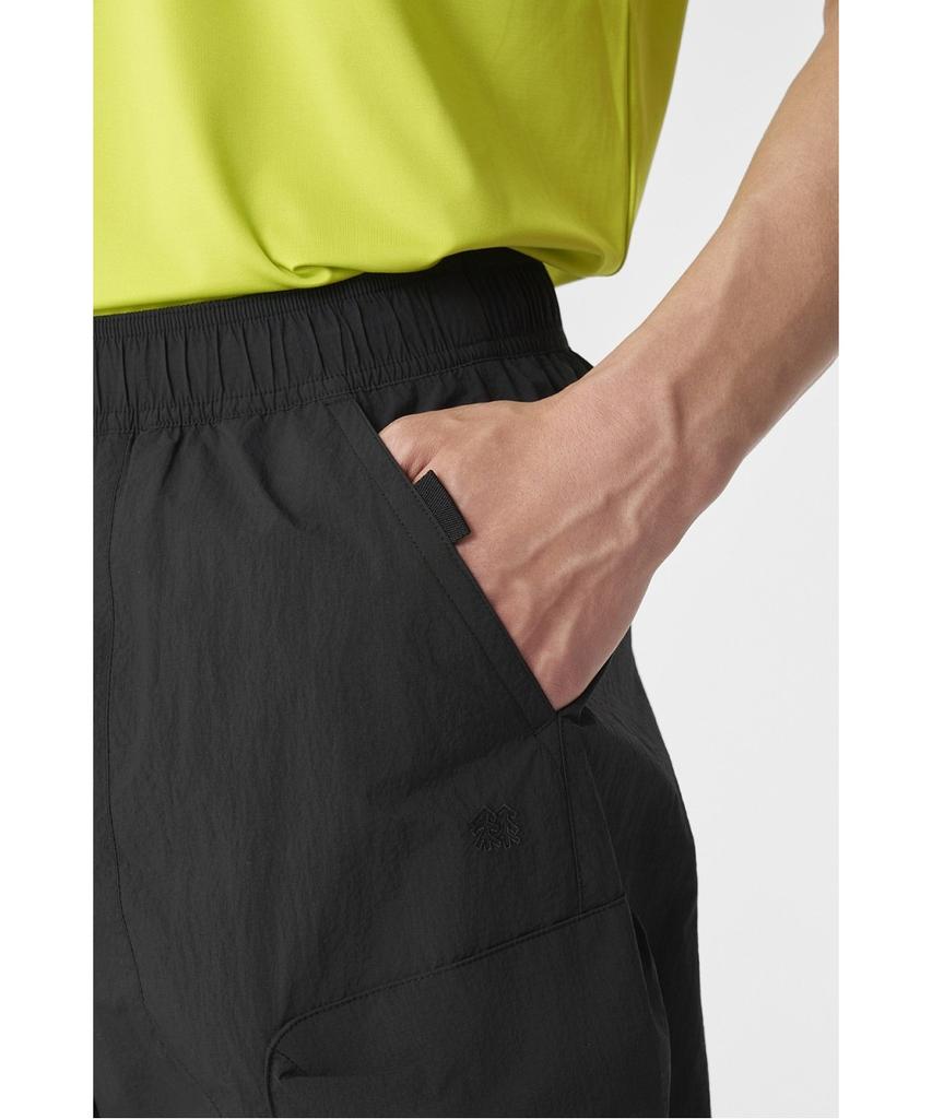Koolongseupocheu Мужские Широкие Карго Брюки Tlpnm26551Blk