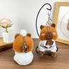 Charming Capybara Stuffed Animal Keychain Cute And Fluffy Plush Doll For Kids