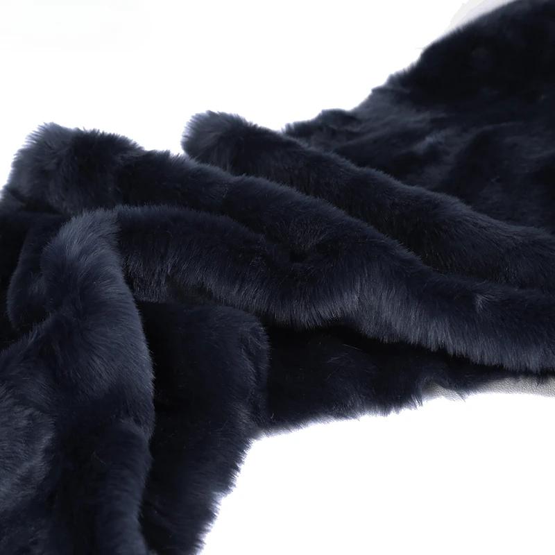 50x180cm Flush Artificial Fur Thickened Imitation Fox Fur Grass Faux Fur Fabric for Counter Decoration Carpet Clothes Scarves