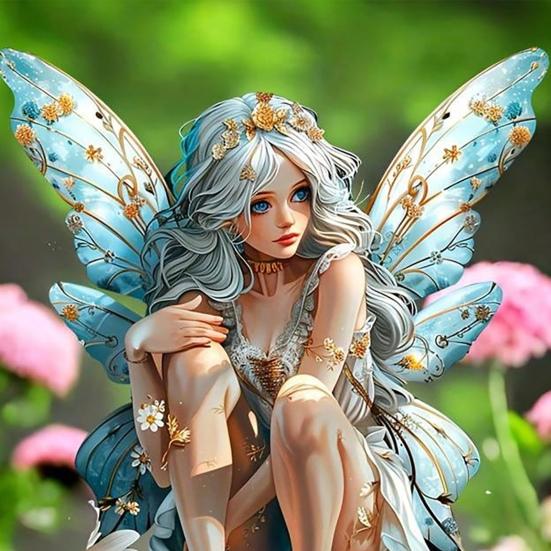 Колышек для сада фей 2D акриловый колышек для цветочного горшка фей декоративный колышек