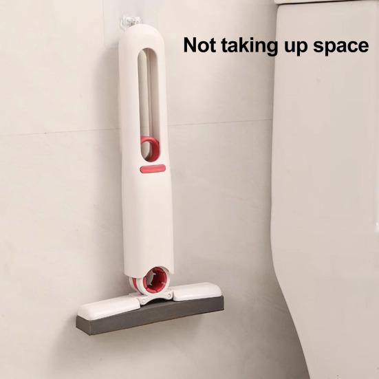 Портативная мини-швабра с превосходным впитыванием. Управление одной рукой. Конструкция с глубокими канавками. Защита от повреждений.