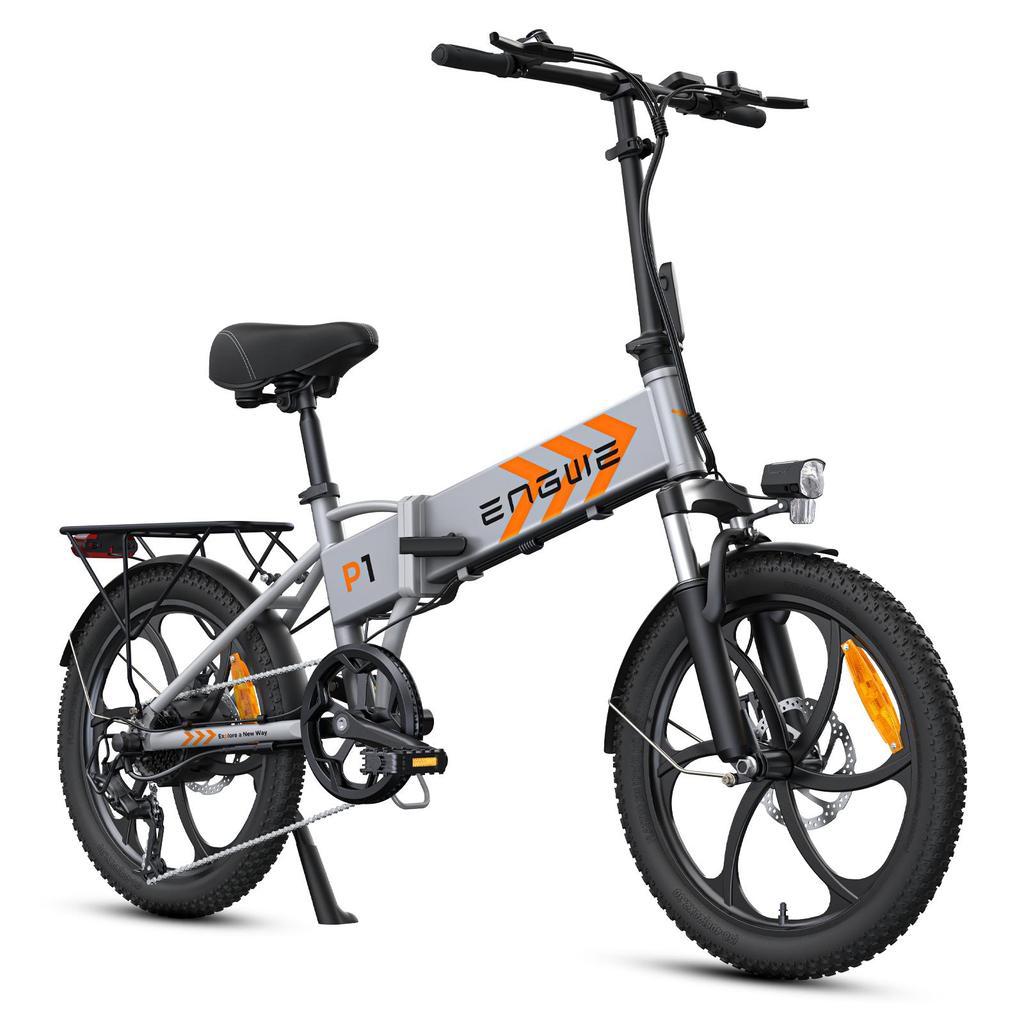 ENGWE P1 Adult Folding Electric Bike 20 inch Tires 250W Motor 36V13Ah Battery ebike City commuting Electric Bicycle