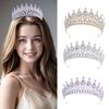 Cake Decorations Bridal Crowns Rhinestone Queen Princess Tiara Hair Dress Accessories