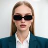 Солнцезащитные очки женские ретро уличные очки персонализированные прямоугольные солнцезащитные очки мужские