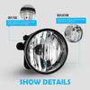 AUTOWIKI Fog Lights Fit For 2000-2006 Chevy Tahoe Z71, 2004-2006 Chevy Suburban 1500 Z71, 1997-2003 Pontiac Grand Prix, 2000-2005 Pontiac Sunfire