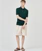 THE-ABON Terry Cotton Wide Half Pants Ivory