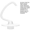 Насадка для теста для миксера Kitchenaid K45 K45SS KSM90 KSM150 KSM75 KSM103 Сменный крюк для хлеба, совместимый с блендерами с чашами объемом 4,5–5 кварты