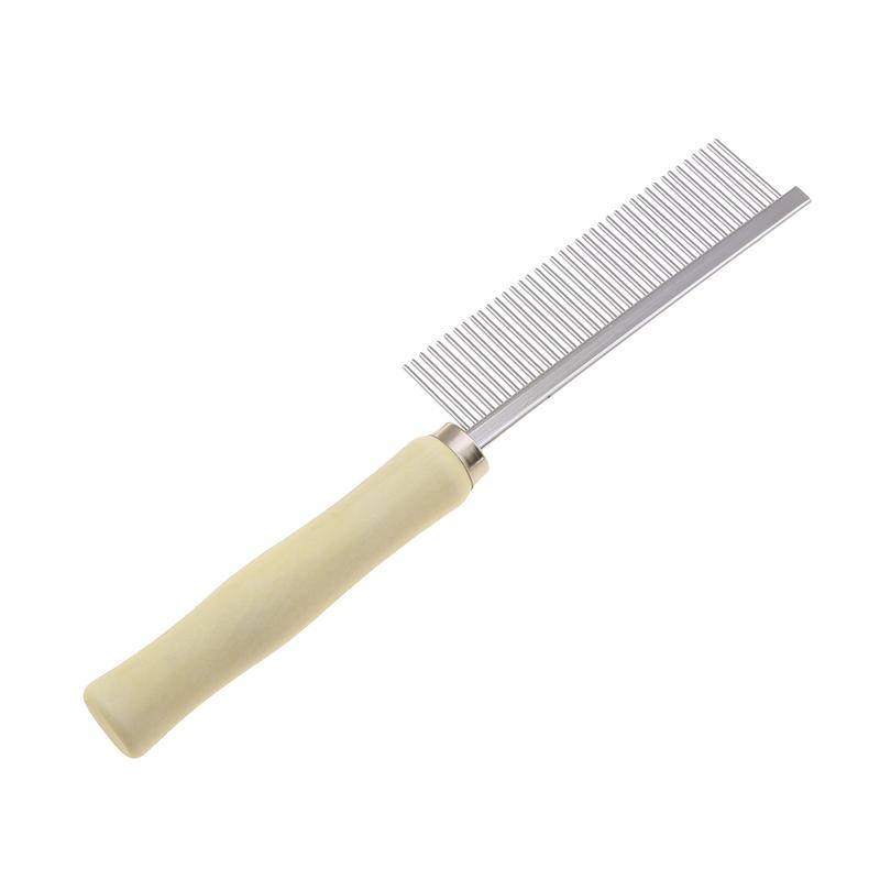 Pet Hair Remover Cat Hair Comb Grooming Wooden Handle Cat Comb Smooth Hair Dog Brush