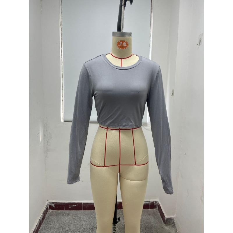 Осенне-зимнее женское облегающее платье Spice Girls с круглым вырезом и ультракоротким длинным рукавом