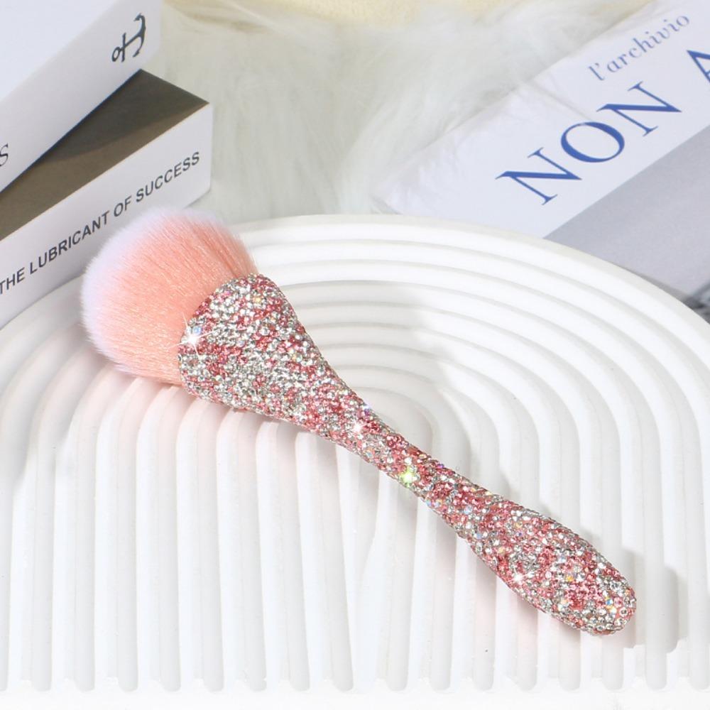 Artificial Fiber Loose Powder Brush Soft Bristles Blush Brush Professional Make Up Brush