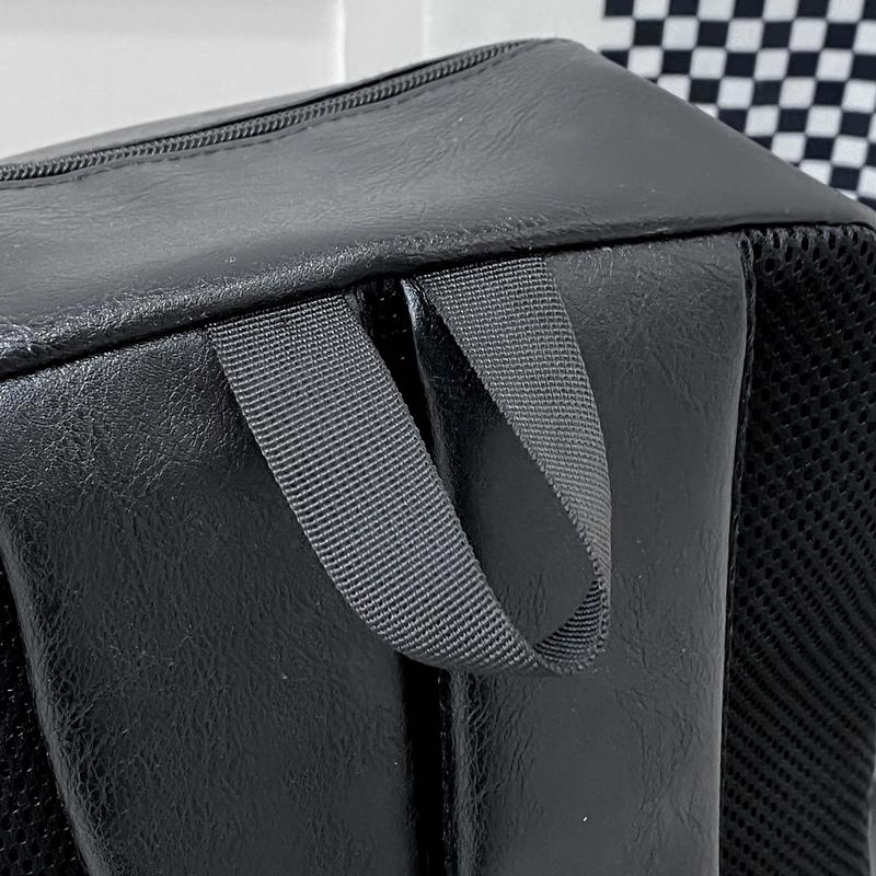 Деловая сумка для компьютера из мягкой искусственной кожи, мужской дорожный рюкзак, большой емкости, студенческий рюкзак