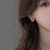 1 пара корейских простых и маленьких сережек из сплава с искусственным жемчугом, изящные аксессуары для женщин, для вечеринок, подарок для девушек