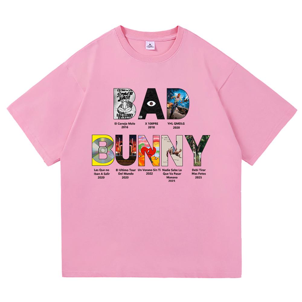 Bad Bunny T Shirt Fashion Unisex Vintage Debí Tirar Más Fotos New Album 2025 TShirt Unisex DeBÍ TiRAR MáS FOToS Cotton Tees Shirts