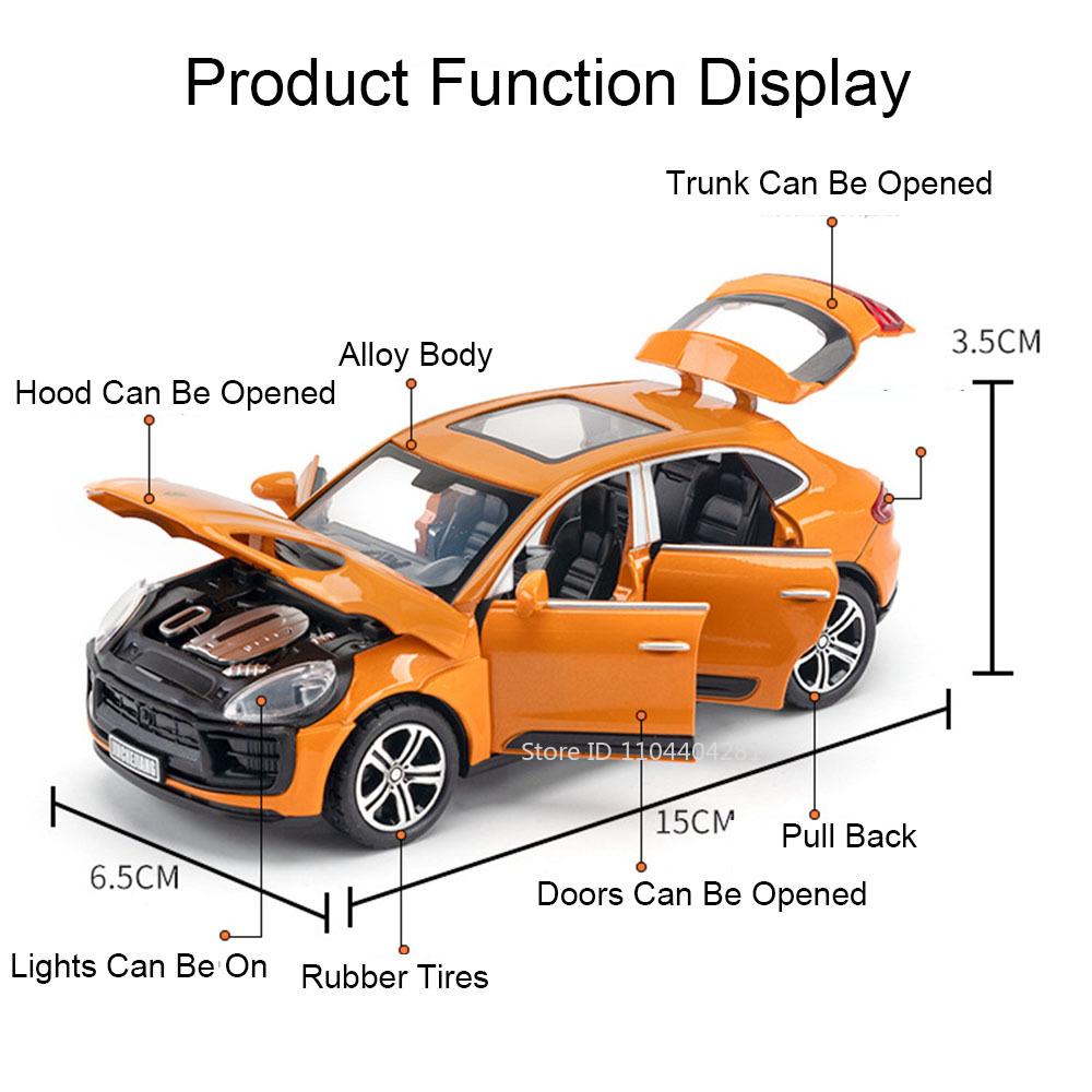 1:32 Macan Panamera Легкосплавная Модель Спортивного Автомобиля Литые Игрушки Двери 4 Двери Открываются со Звуком Светом Инерционный Металлический Транспорт Мальчикам Подарки