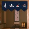 Japanese Cuisine Sushi Shop Short Curtain Restaurant Decor Noren Kitchen Banner Pennant Izakaya Bistro Bar Ramen Half Curtains