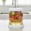 Strainer Mesh Hourglass Shape Pickle Jar with Fork Kimchi Making Jar  Kitchen