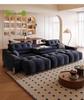 Chenille Electric Multifunctional Cream Fabric Sofa for Living Room
