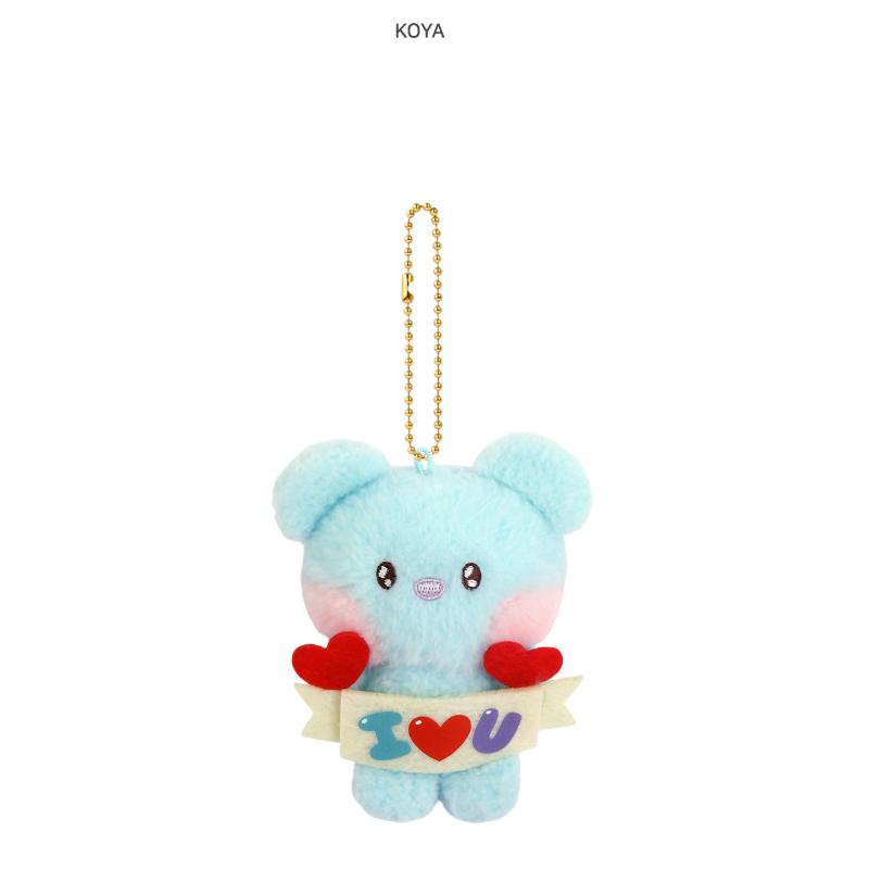 BTS BT21 Официальный плюшевый брелок [I Love U]