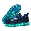 Best-Selling Children's LED Light-Up Shoes – USB Rechargeable Spider Design Sports Sneakers for Boys and Girls