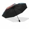 1pc Snowboarding in Action Umbrella with Plastic Handle,Suitable for All Seasons UmbrellaPT539