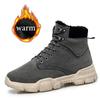 Зимние новые мужские ботильоны, зимние ботинки, меховые плюшевые теплые уличные кроссовки, ботинки, мужские классические модные ботинки-дезерты, повседневные ботинки, Botas Hombre