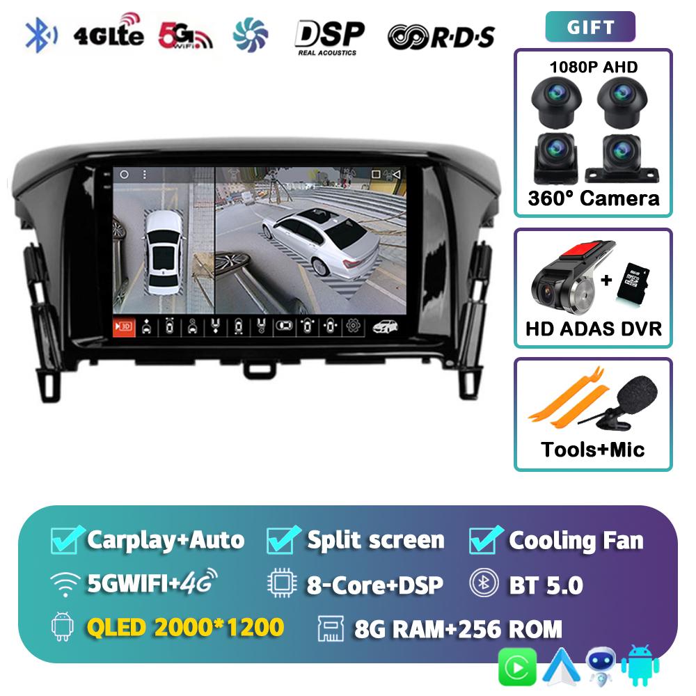 Автомагнитола с Android 14 Carplay Auto для Mitsubishi Eclipse Cross 2018 2019 2020 Мультимедийный видеоплеер Навигация GPS 2din Стерео