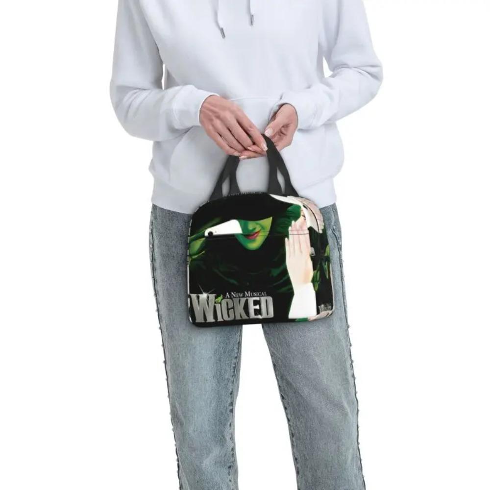 Custom W-Wickeds Magic Thermal Insulated Lunch Bags Women American Resuable Lunch Tote for Work School Travel Storage Food Box