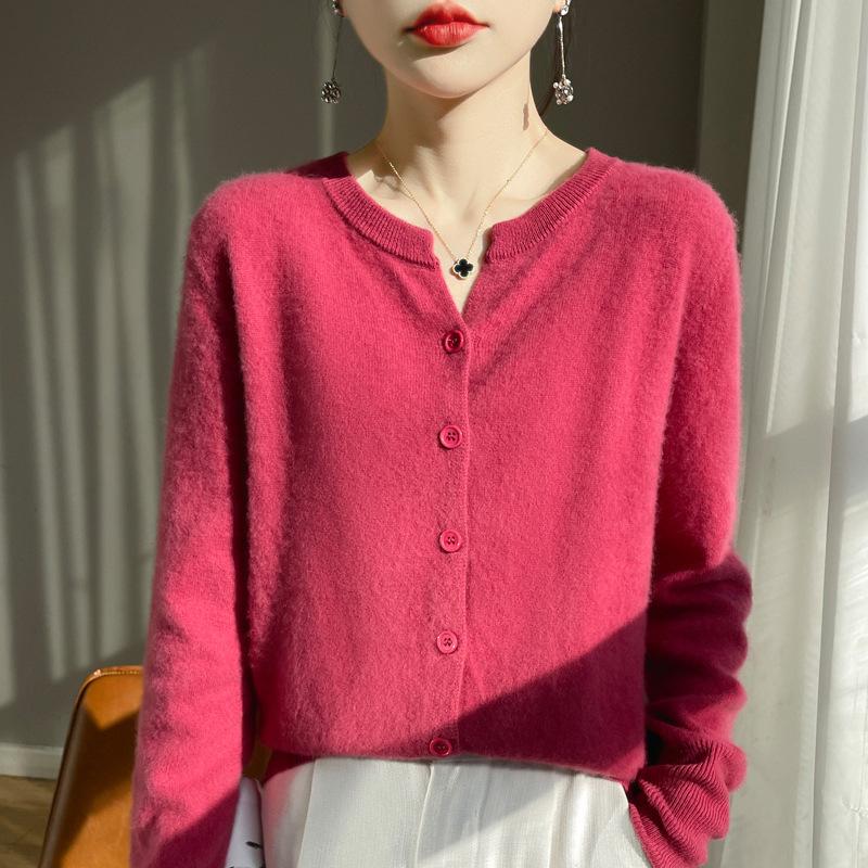 Women S Long Sleeve Knit Cardigan Sweater Versatile Top