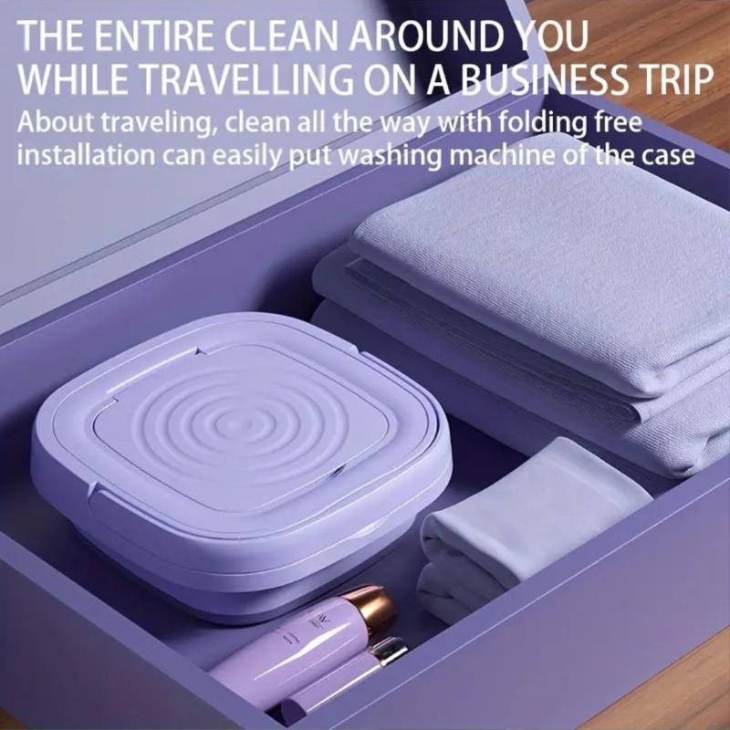 Складная стиральная машина, мини-стиральная машина, подходит для путешествий, стиральная машина для нижнего белья, бюстгальтеров, носков