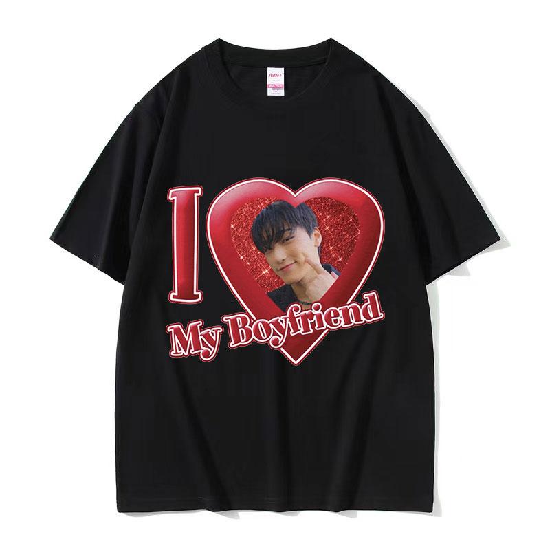 Korean Ateez MINGI Graphic T Shirt Unisexs Hip Hop Retro Fashion Short Sleeve Tshirts Casual Oversized Cotton Tshirt Streetwear