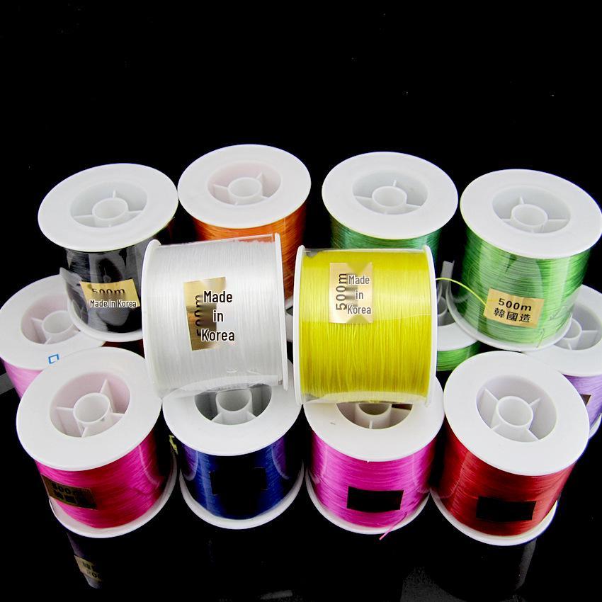 Эластичный шнур для бисера с кристаллами: Высококачественная, износостойкая спандекс-леска для изготовления украшений ручной работы