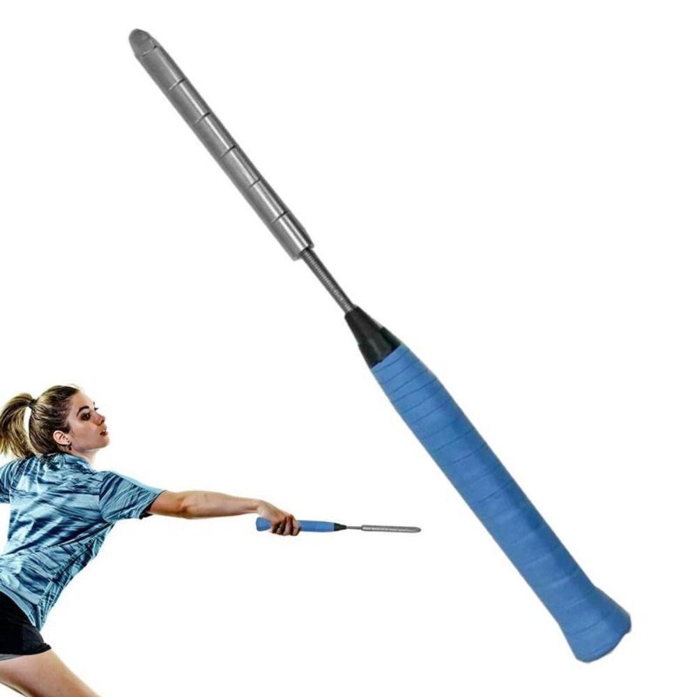 Stainless Steel Badminton Swing Trainer Finger Wrist Force Training Tool Badminton Sport Equipment