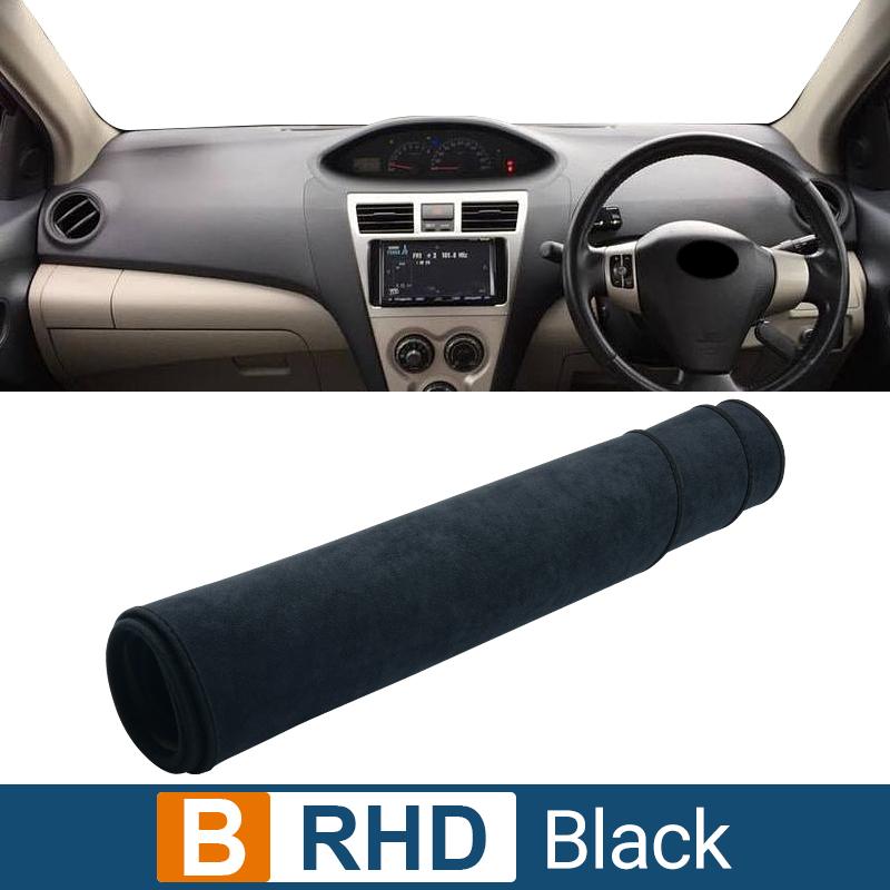 Автомобильные аксессуары для Toyota Vios 2008 2009 2010 2011 2012 2013, крышка приборной панели, избегайте света, солнцезащитный козырек, анти-УФ-ковры, нескользящие