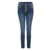 Women High Waisted Skinny Denim Jeans Stretch Slim Pants Calf Length Jeans