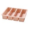 Ice Cube Non-sticky Tray Multi-purpose Flexible 4 Grids Long Silicone Ice Cube Pudding