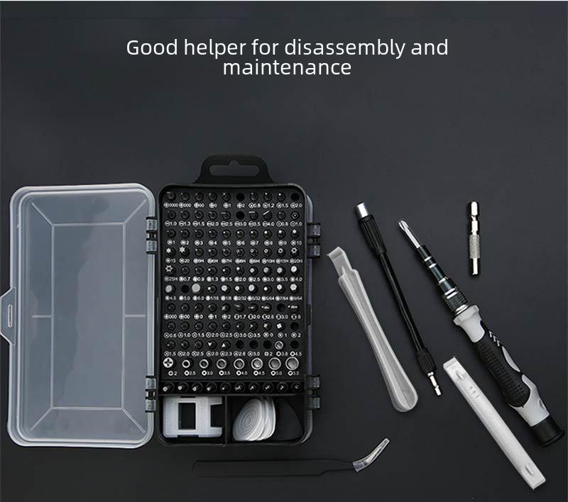 Многофункциональный набор инструментов для разборки и ремонта часов, компьютеров и мобильных телефонов, 115 в 1