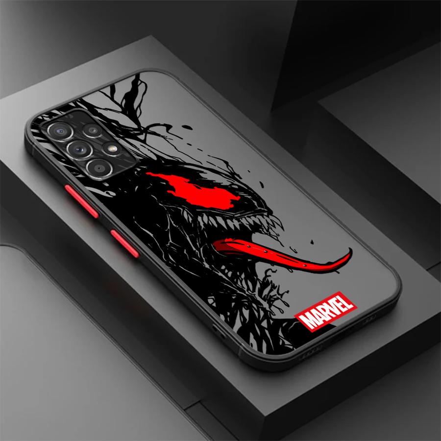 Чехол Marvels Spider-Man Venom для Samsung Galaxy A16 A52S A72 A53 A35 A14 A23 A15 A54 A17 A52 A34 A36 A73 A33 A56 A55 Телефон