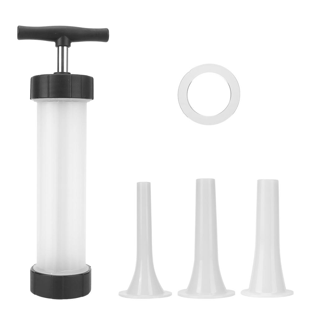 Kitchen Tools Sausage Syringe Hand Operated Sausage Machines Manual Sausage Meat Fillers Machine Homemade Sausage Stuffer Sausage Gadgets