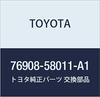 Оригинальные детали TOYOTA, брызговик боковой панели, левый, PEARL, номер детали Alphard (БЕЛЫЙ КС.) Г/В 76908-58011-А1
