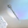 Silver Women Moonstone Zinc Zinc Alloy Women Hairpin Chinese Style Hairpin Hair Accessory Fashion Headwear