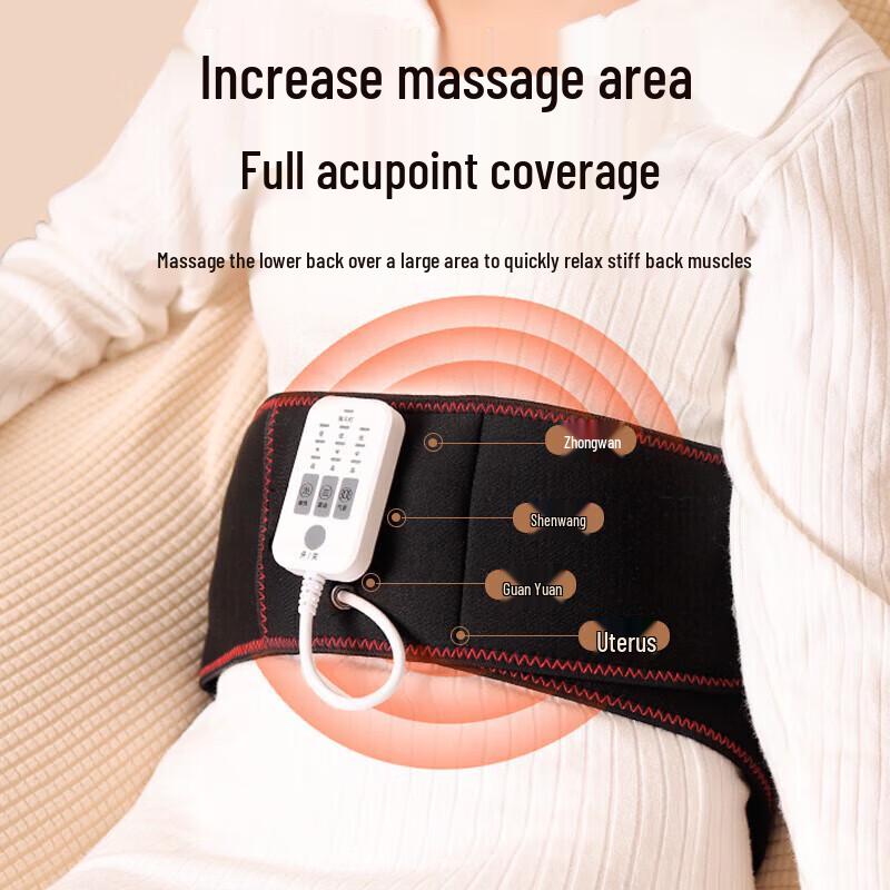 AUX Heated Lumbar Massager Waist Belt CN plug (adapter included)