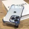 Гальваническое покрытие подходит для противоударного чехла для телефона Apple 14promax, IPhone13 Прозрачный 12 Полный чехол 11 Модный защитный чехол