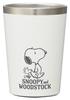 Skater Insulated Stainless Steel Tumbler, Snoopy Design, Size M, 400ml, for Convenience Store Coffee, STCV2-A
